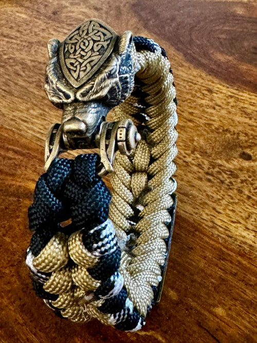 Pánský náramek paracord Medvěd — foto 3