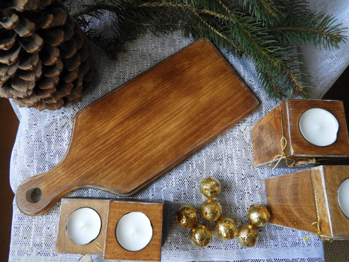 Svícen advent s prkénkem ořech — foto 3