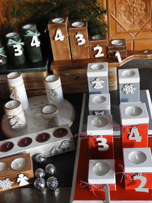 Svícen advent s prkénkem ořech — foto 5