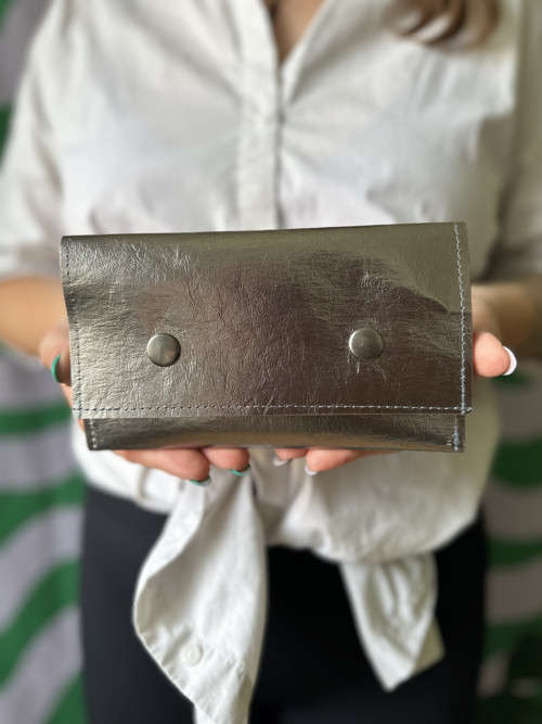 Papírová peněženka // dark silver — foto 2