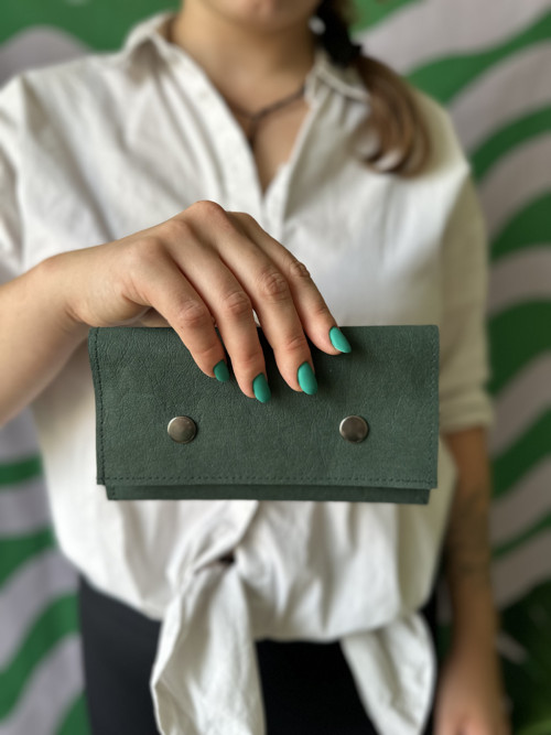 Papírová peněženka // green matte — foto 2