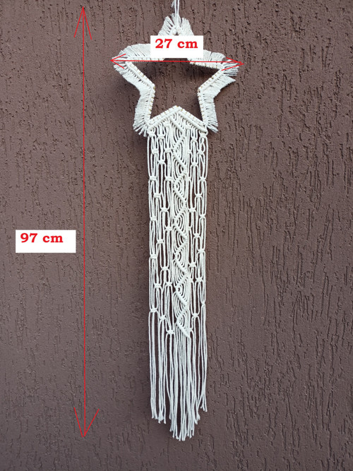 3 v 1 Adventní kalendář, Hvězda, macramé — foto 4