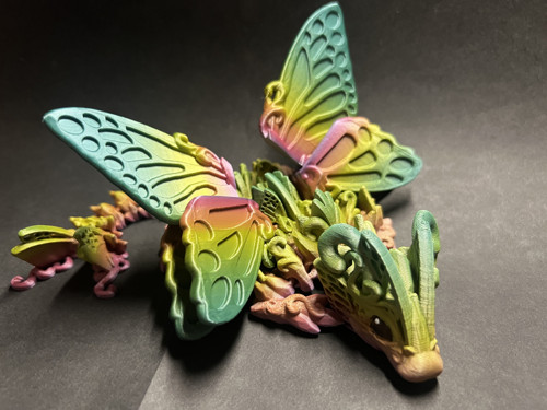Motýlí Drak - 23 cm - 3D Tisk — foto 4