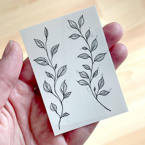 Dočasné tetovačky Tiny Tattoos Větvičky T0030 — foto 2