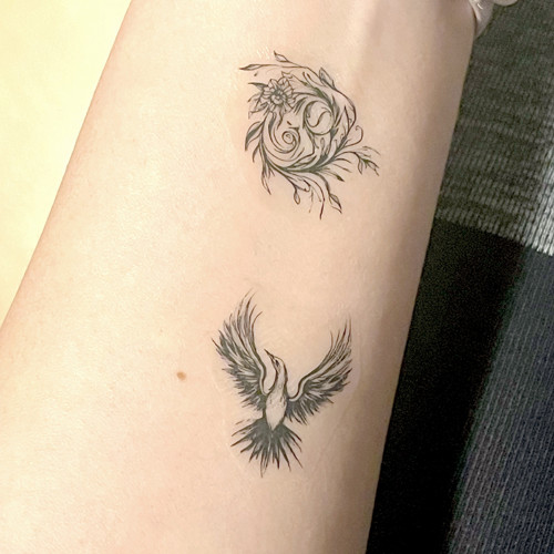 Dočasné tetovačky Tiny Tattoos Fénix T0044 — foto 5