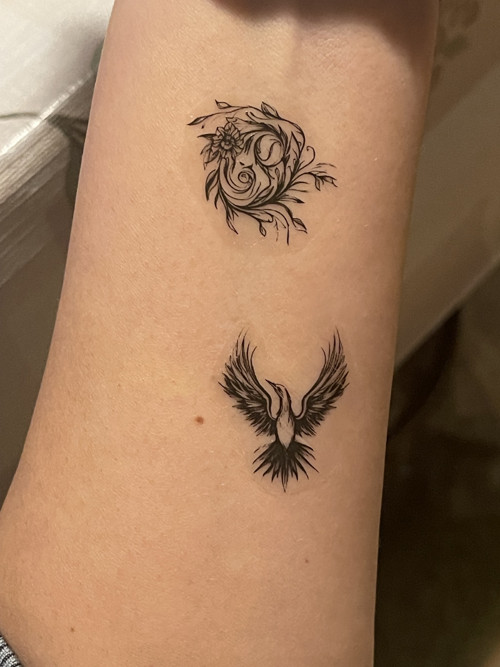 Dočasné tetovačky Tiny Tattoos Fénix T0044 — foto 6
