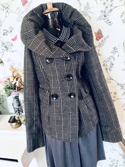 Kabátek vintage chic tvídový — foto 2