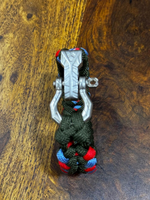 Pánský náramek paracord Modrý — foto 4