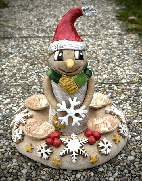 Keramický adventní svícen — foto 2