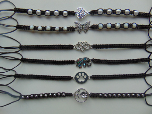 Macramé náramek se sloníkem — foto 3