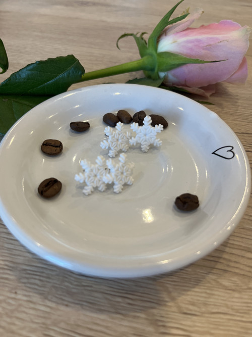 Vánoční náušnice sněhová vločka — foto 3