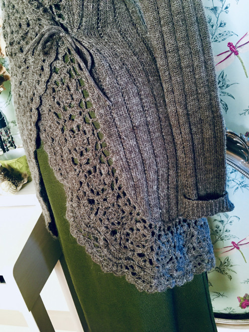 Boho Kardigan v moka — foto 4