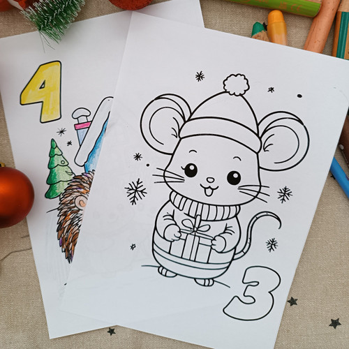 Adventní kalendář omalovánky — foto 2