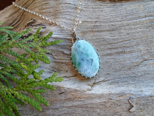Strieborný prívesok Ag925 Larimar — foto 2