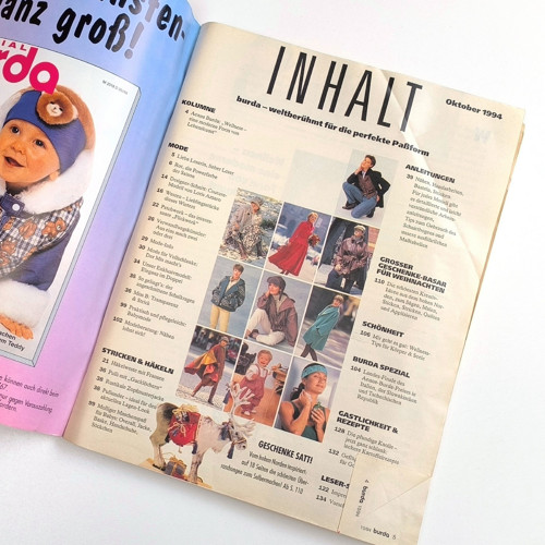 BURDA 10/ 1994. — foto 2