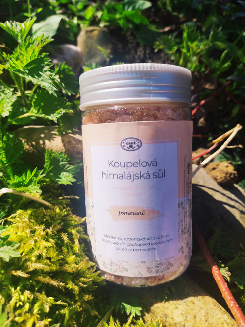 Koupelová himalájská sůl Pomeranč 350 ml