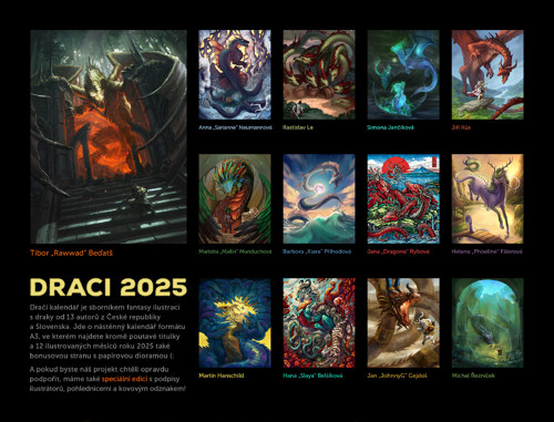 Dračí kalendář: DRACI 2025 — foto 2