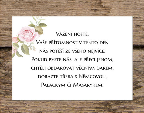 Svatební oznámení - TYP 260 — foto 3