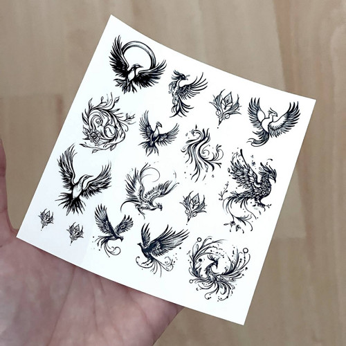 Dočasné tetovačky Tiny Tattoos Fénix T0044 — foto 4