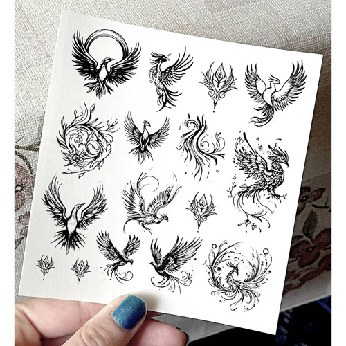 Dočasné tetovačky Tiny Tattoos Fénix T0044 — foto 5
