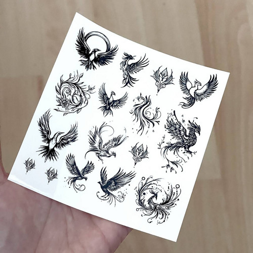 Dočasné tetovačky Tiny Tattoos Fénix T0044 — foto 3