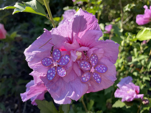 Květinkové náušničky — foto 3