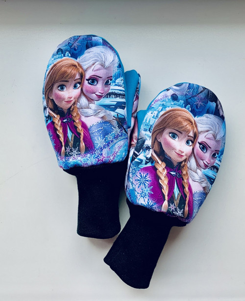 Softshellové rukavice- ledové princezny — foto 5