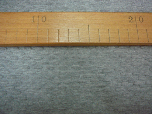 Plastický úplet - světle šedý - posledních 120cm — foto 2