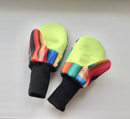 Softshellové rukavice-pastelky — foto 4