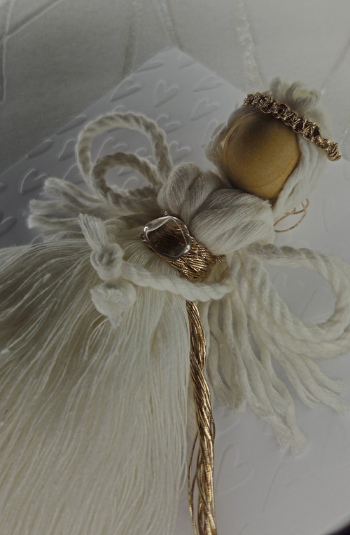 Boho macramé andělka menší — foto 2