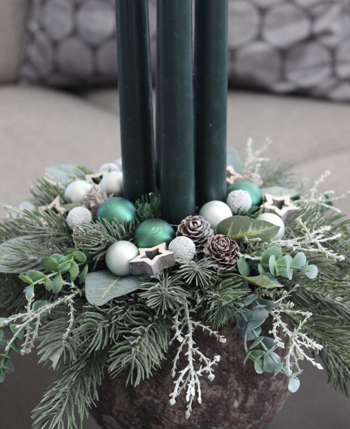 Adventní svícen do zelena — foto 4