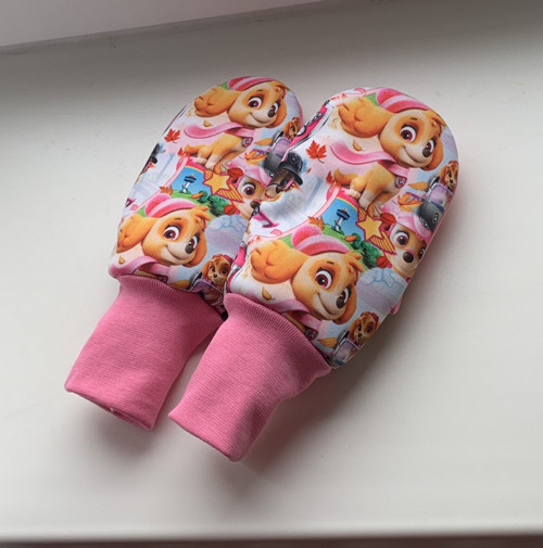 Softshellové rukavice-růžové tlapky — foto 6