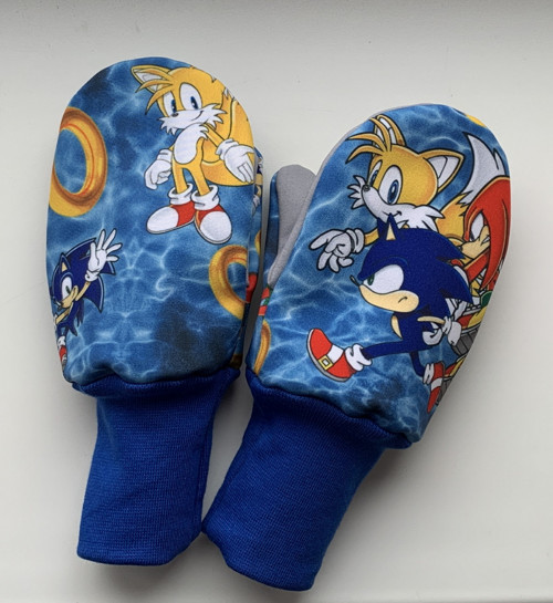 Softshellové rukavice- ježek Sonic — foto 5