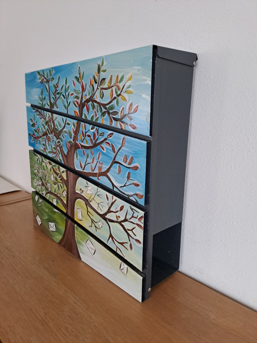 Malovaná schránka - 4 ročné obdobia — foto 3