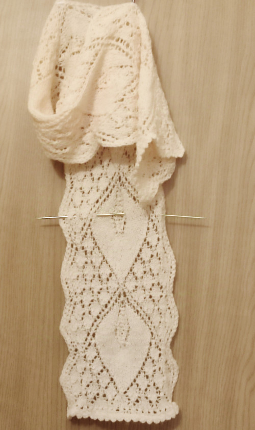 Elegantní krajková šála. — foto 4