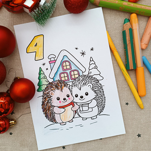 Adventní kalendář omalovánky — foto 4