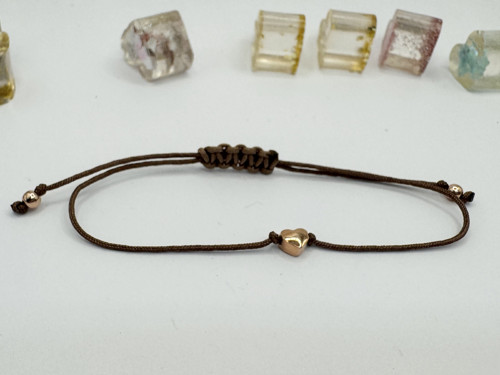 Pozlacený náramek - Tiny Shiny (hnědá) — foto 2