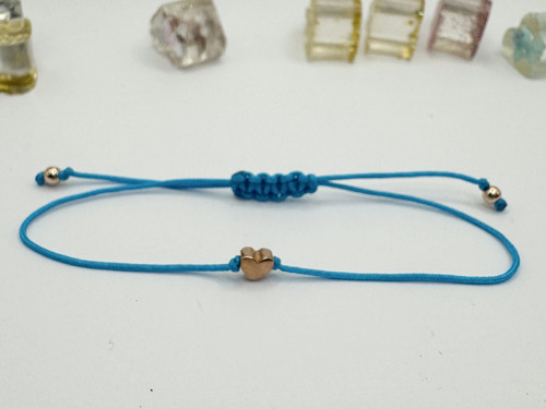 Pozlacený náramek - Tiny Shiny (tyrkysová) — foto 2
