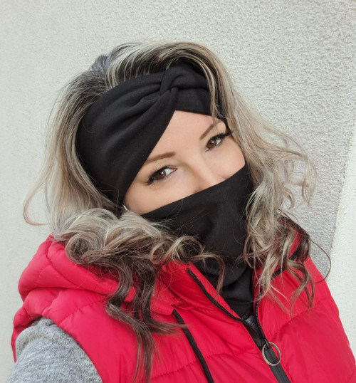 Čelenka černá,hladká nebo překřížená — foto 6