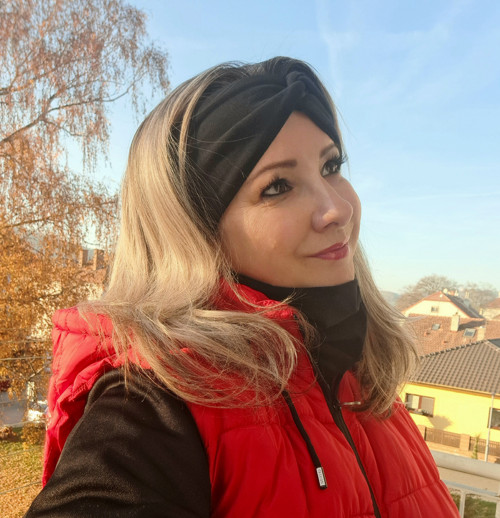 Čelenka černá,hladká nebo překřížená — foto 4