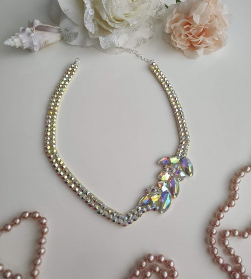 Náhrdelník s AB crystaly Christine — foto 2