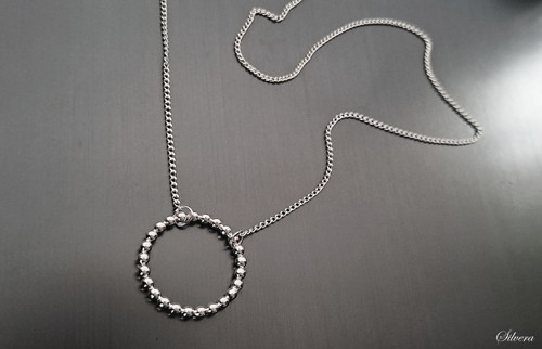 Stříbrný 925 Náhrdelník..MARBLES KARMA... — foto 3