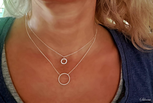 Stříbrný 925 Náhrdelník..MARBLES KARMA... — foto 5