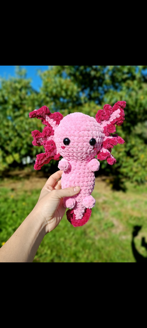 Háčkovaný axolotl — foto 2