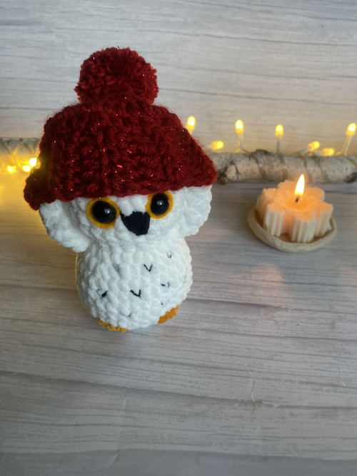 Návod na háčkování- Háčkovaná Sova Eira — foto 3