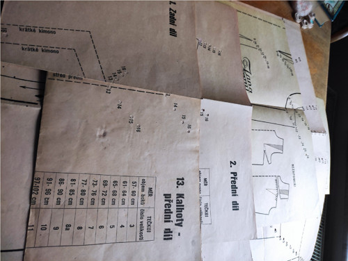 Střihové šablony — foto 2