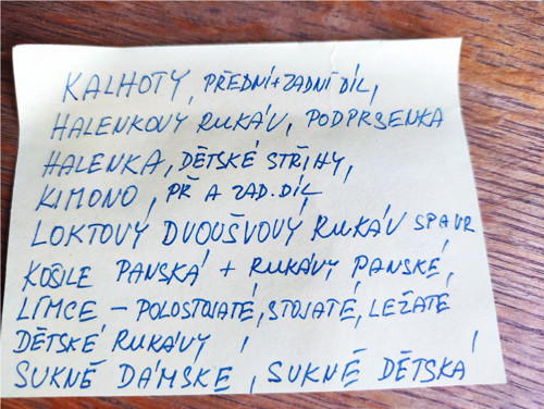 Střihové šablony — foto 5