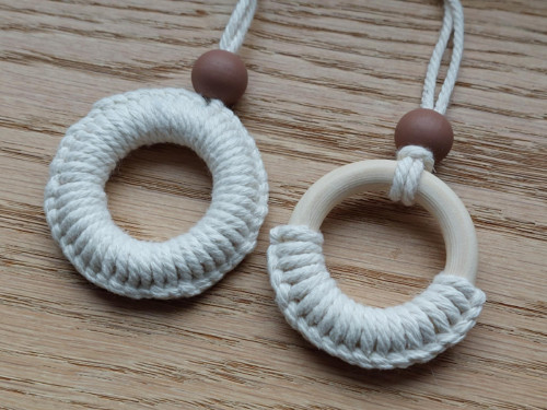 Set dvou macramé ozdob — foto 5