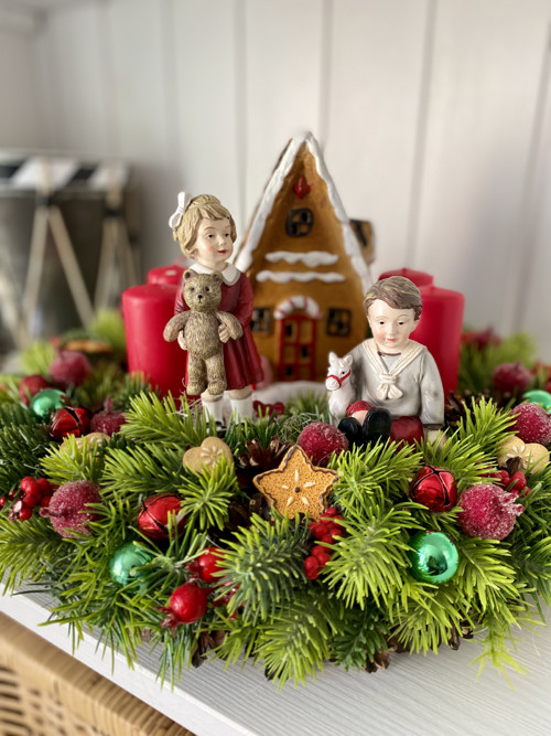 Adventní věnec Perníková chaloupka — foto 3