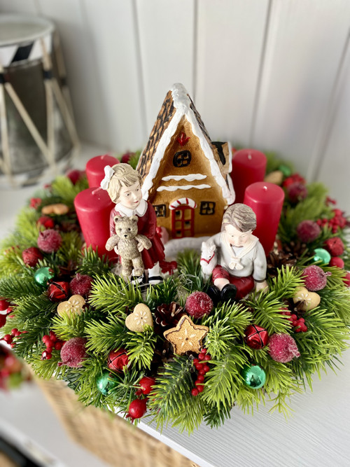 Adventní věnec Perníková chaloupka — foto 2